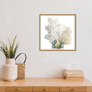 Amanti Art Coral II Framed Canvas Wall Art