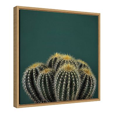 Amanti Art Cactus I Framed Canvas Wall Art