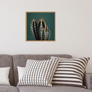 Amanti Art Cactus IV Framed Canvas Wall Art