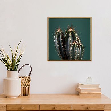 Amanti Art Cactus IV Framed Canvas Wall Art