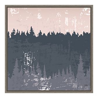 Amanti Art Evening Forest II Framed Canvas Wall Art