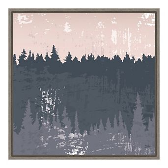 Amanti Art Evening Forest II Framed Canvas Wall Art
