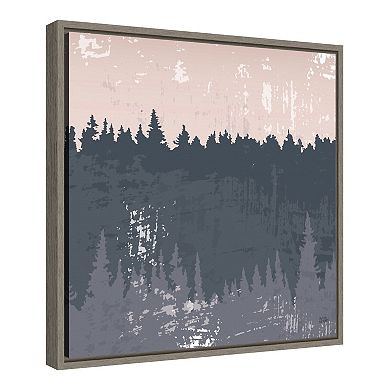Amanti Art Evening Forest II Framed Canvas Wall Art