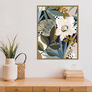 Amanti Art Floral Symphony I Framed Canvas Print