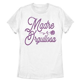 Juniors' Gonzales Proud Mother Text Tee