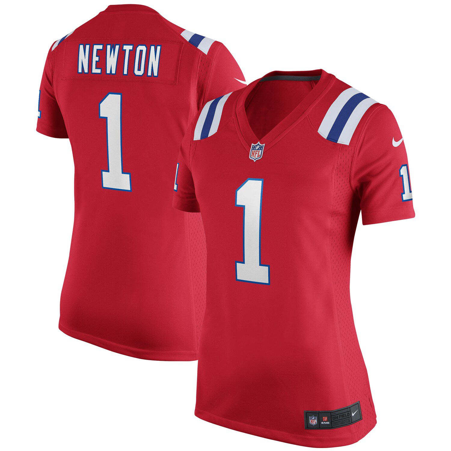 womens red patriots jersey