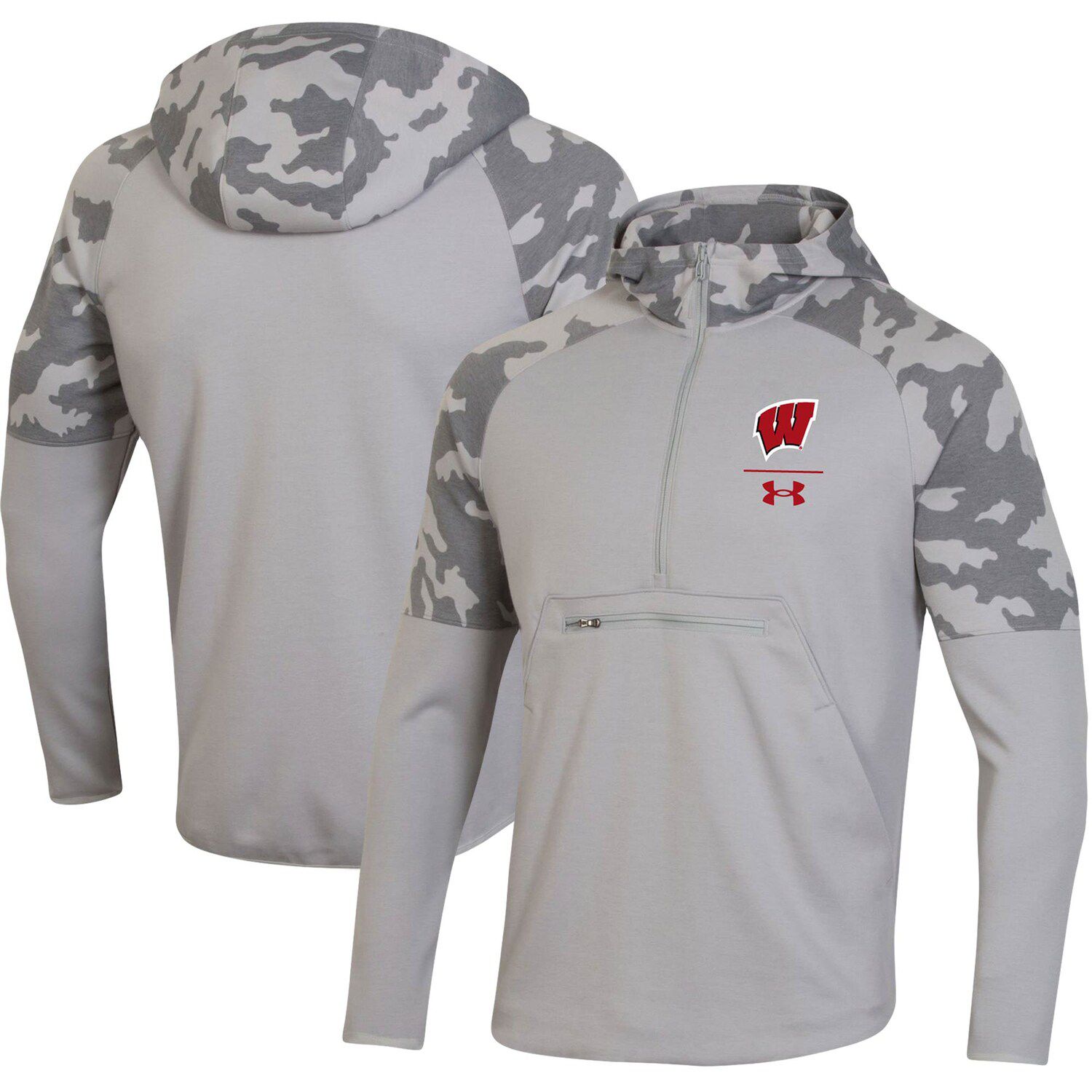 wisconsin badgers under armour hoodie