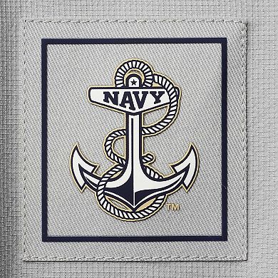 Men's Under Armour Gray/Navy Navy Midshipmen Fieldhouse Full-Zip Jacket