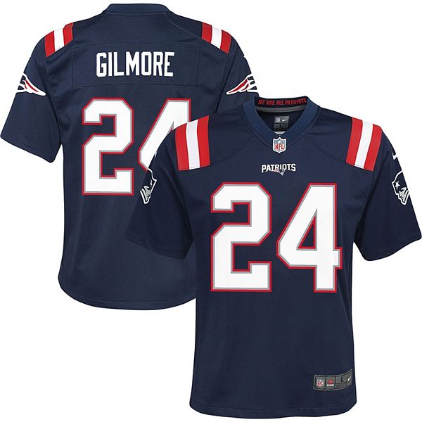 New England Patriots Nike Game Road Jersey - White - Stephon