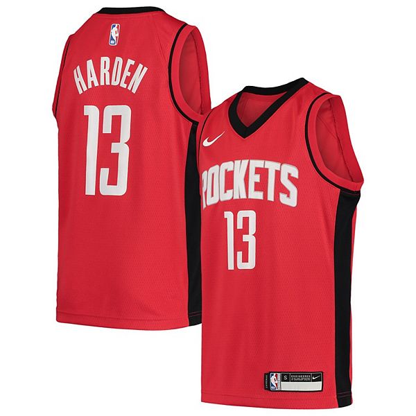 Youth Nike James Harden Red Houston Rockets Team Swingman Jersey - Icon  Edition