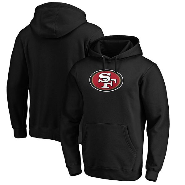 Men's Fanatics Branded Black San Francisco 49ers Big u0026 Tall Primary Logo  Pullover Hoodie