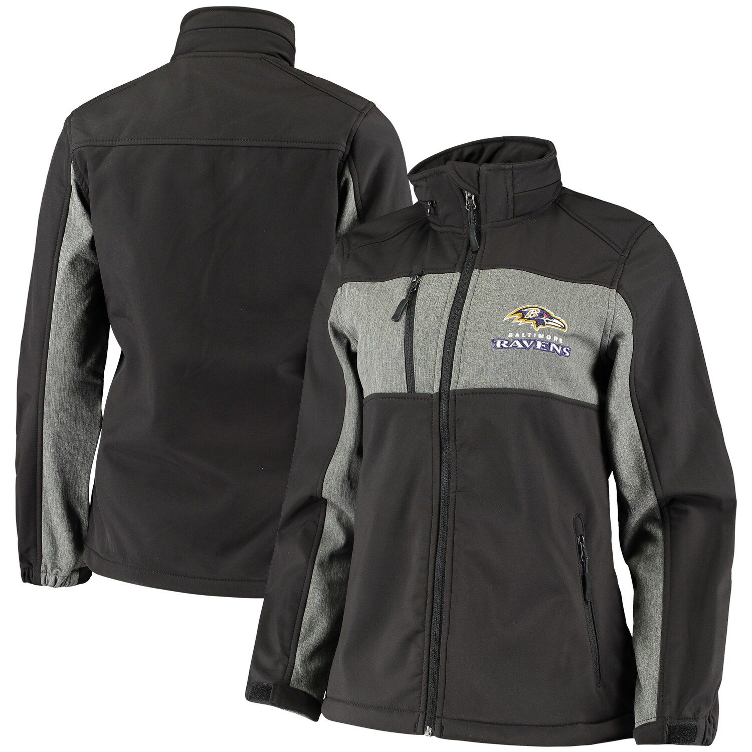 Philadelphia Eagles Dunbrooke Women's Sonoma Softshell Full-Zip Jacket -  Black