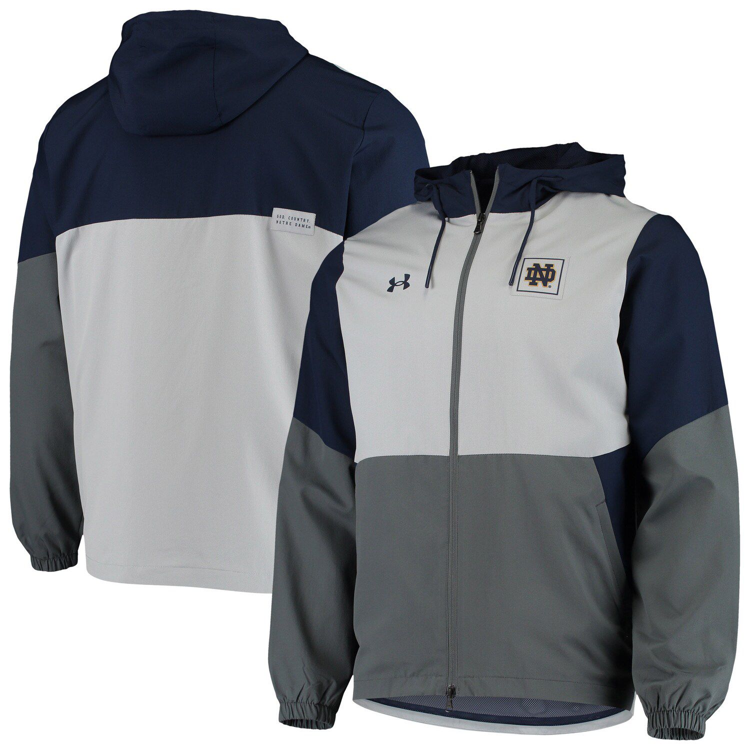 notre dame jacket under armour