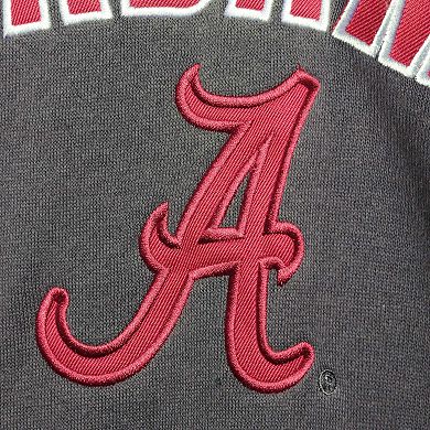 Women's Colosseum Charcoal Alabama Crimson Tide Loud and Proud Pullover Hoodie