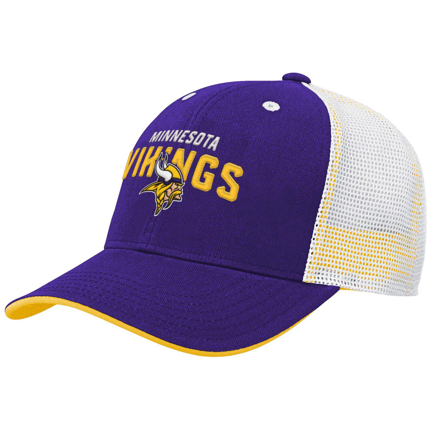 Men's Minnesota Vikings New Era Gray/Purple 2021 NFL Training Camp Official  39THIRTY Flex Hat