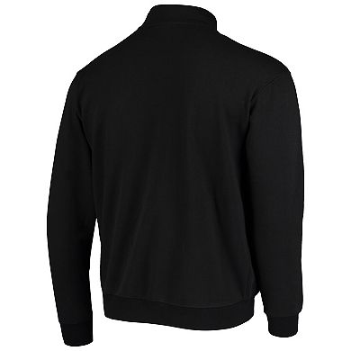 Men's Colosseum Black NDSU Bison Tortugas Logo Quarter-Zip Jacket