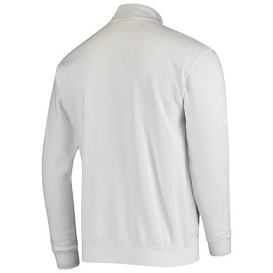 Men's Colosseum White Oregon State Beavers Tortugas Logo Quarter-Zip Jacket