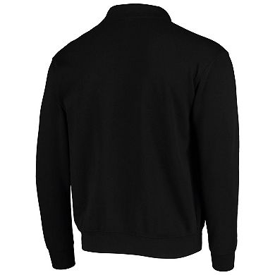 Men's Colosseum Black Utah Utes Tortugas Logo Quarter-Zip Jacket