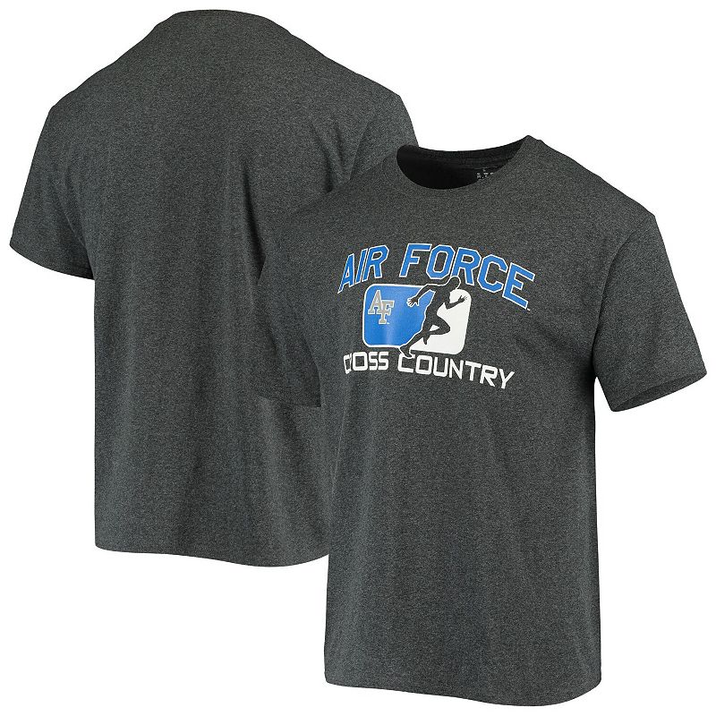 Mens Champion Charcoal Air Force Falcons Runner Cross Country T-Shirt, Siz