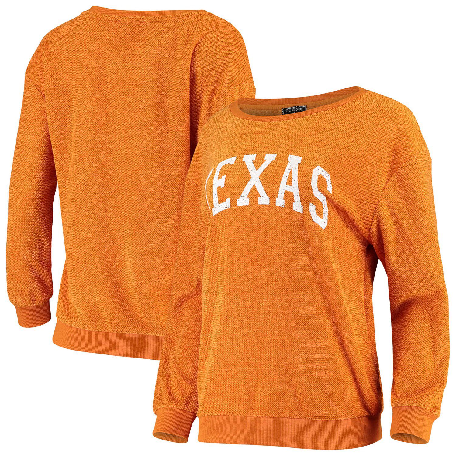 orange oversized sweatshirt