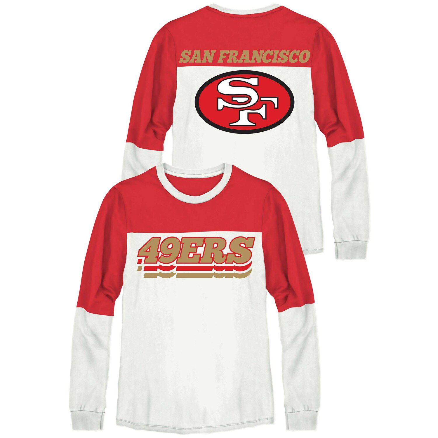 white 49ers shirt