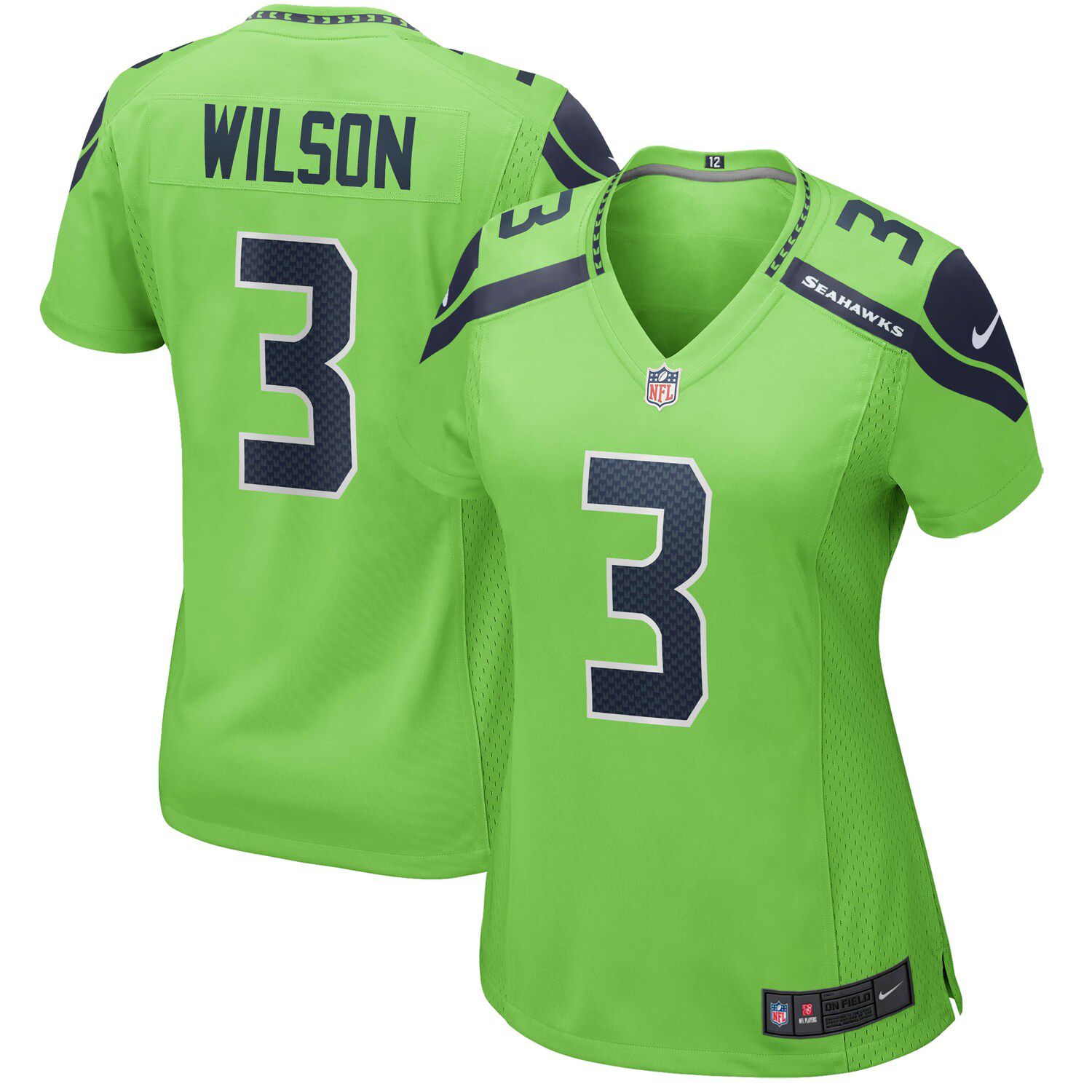 neon green nike shirt women's