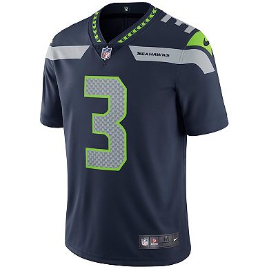 Men's Nike Russell Wilson College Navy Seattle Seahawks Vapor Untouchable Limited Player Jersey
