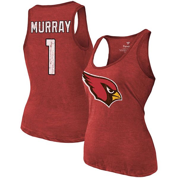 Men's Fanatics Branded Kyler Murray Cardinal Arizona Cardinals Name &  Number Tri-Blend Tank Top