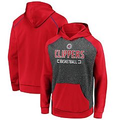 Men's Fanatics Branded Red Chicago Bulls Icon Primary Logo Fitted Pullover Hoodie Size: Large