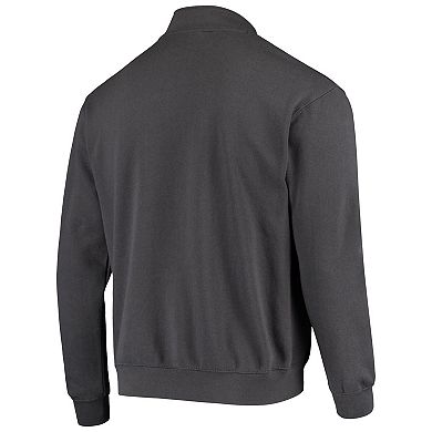Men's Colosseum Charcoal Stanford Cardinal Tortugas Logo Quarter-Zip Jacket