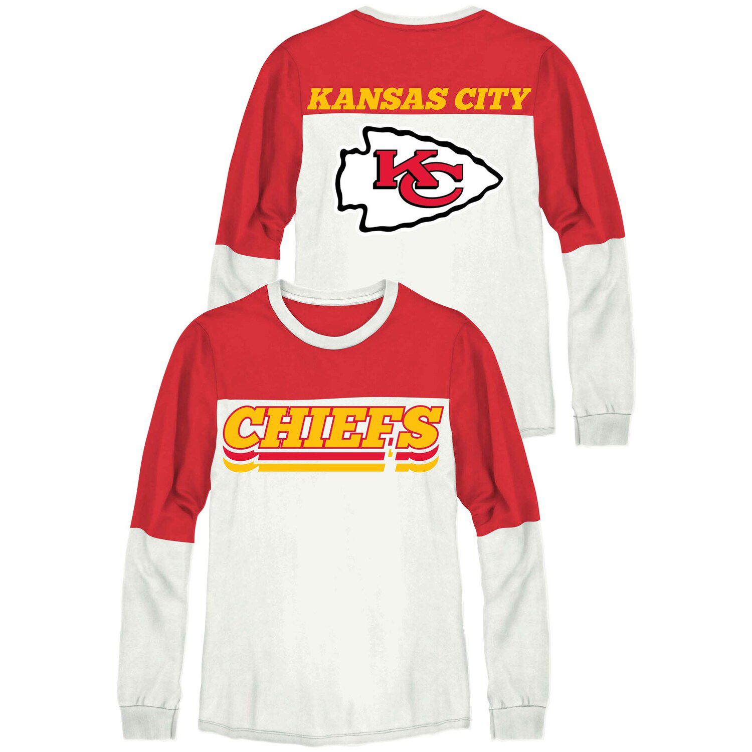 white kansas city chiefs shirt