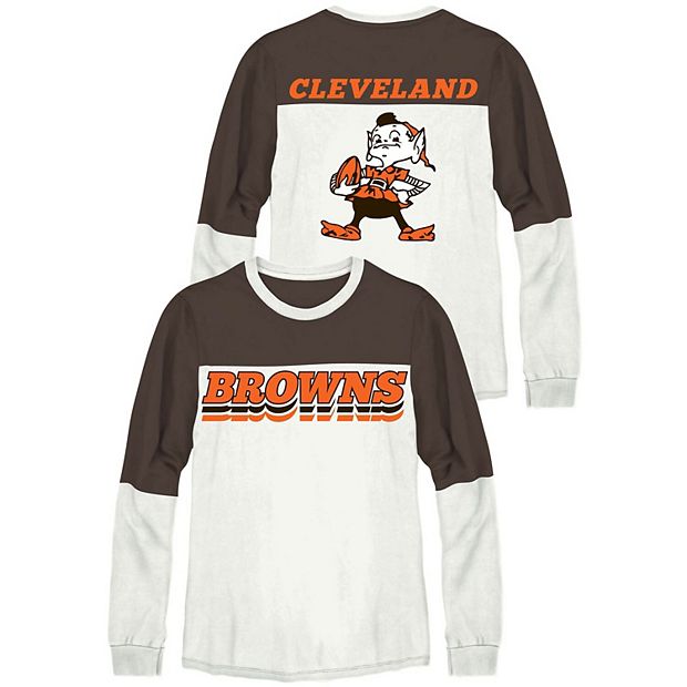 Cleveland Browns Nike Girls Youth Fashion T-Shirt - Brown