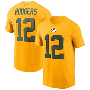 Nike, Shirts, Green Bay Packers Aaron Rodgers Jersey Nike Nfl Football Yellow  Blue 3xl Xxxl