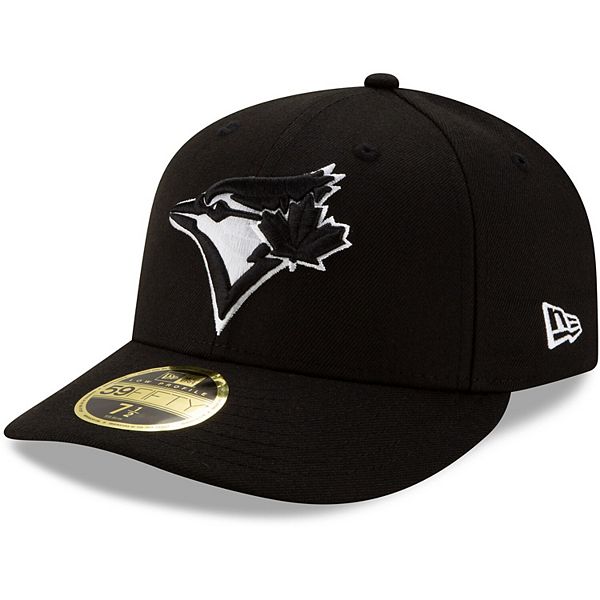 Men S New Era Black Toronto Blue Jays Team Low Profile 59fifty Fitted Hat