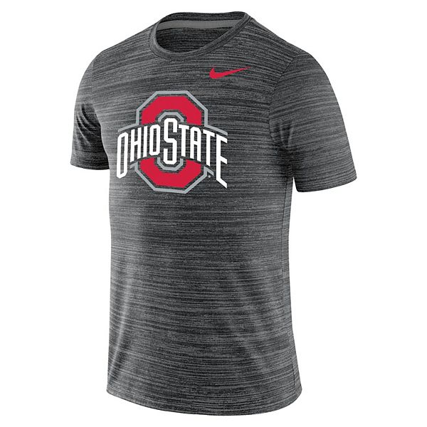 Men's Nike Black Ohio State Buckeyes Logo Velocity Legend Performance T ...