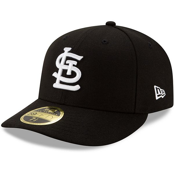 Men's New Era Black St. Louis Cardinals Team Low Profile 59FIFTY Fitted Hat