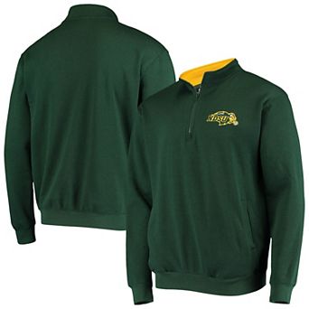 Men's Colosseum Green NDSU Bison Tortugas Logo Quarter-Zip Jacket