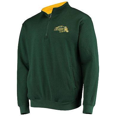 Men's Colosseum Green NDSU Bison Tortugas Logo Quarter-Zip Jacket
