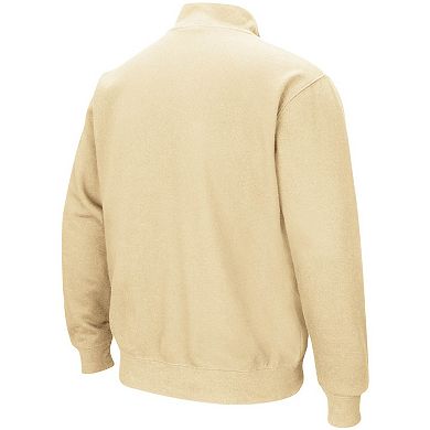 Men's Colosseum Gold Georgia Tech Yellow Jackets Tortugas Logo Quarter-Zip Pullover Jacket