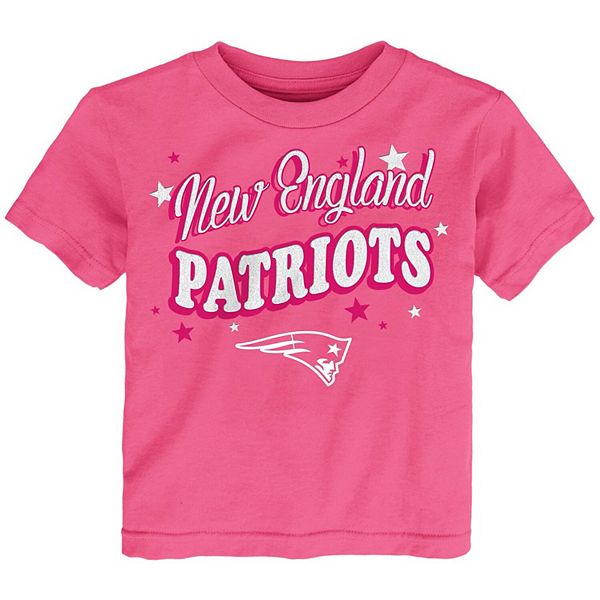 Pink new england store patriots shirt