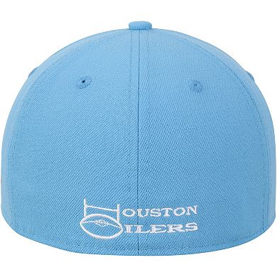 Men's New Era Light Blue Houston Oilers Team Basic Throwback 59FIFTY Fitted Hat