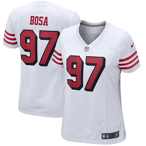 Women's Nike Nick Bosa White San Francisco 49ers Alternate Game Jersey