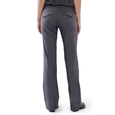 Juniors' Unionbay School Uniform Heather Bootcut Pants