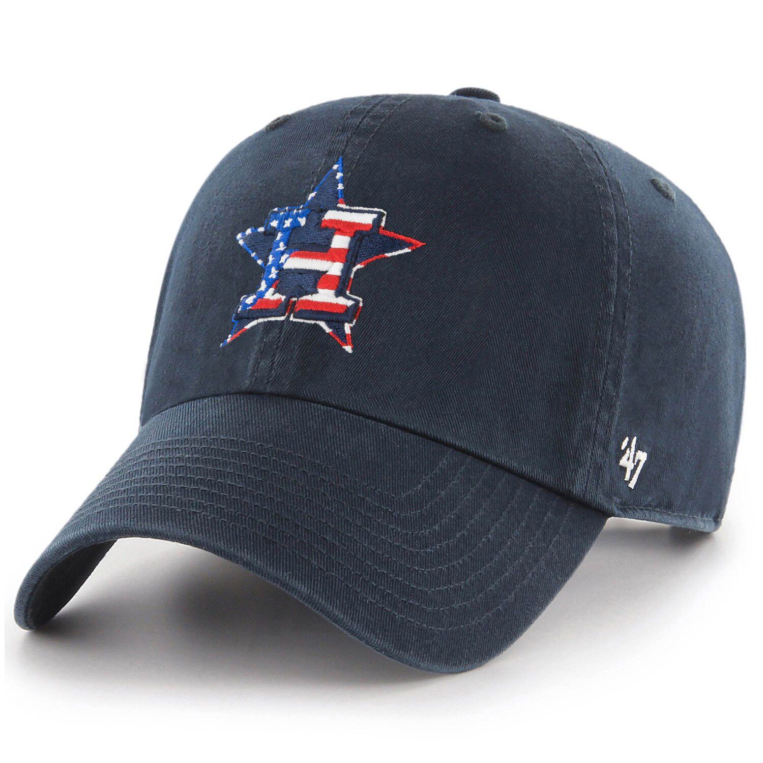 Image for Unbranded Men's '47 Navy Houston Astros Spangled Clean-Up Adjustable Hat at Kohl's.