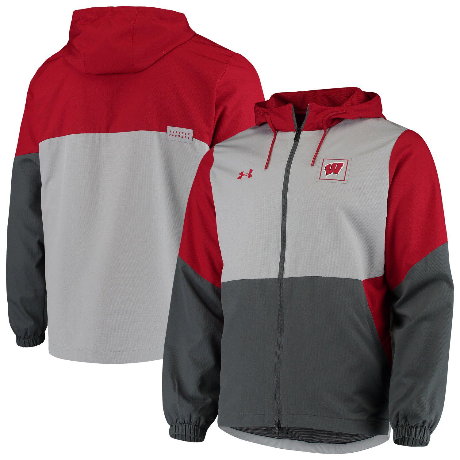 red under armour jacket