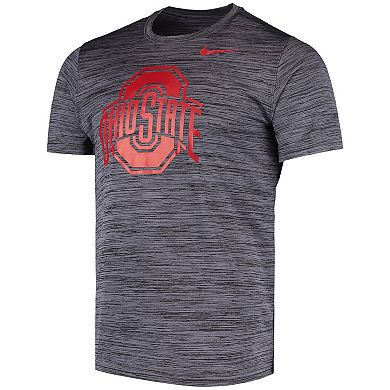 Men's Nike Black Ohio State Buckeyes Tonal Velocity Legend T-Shirt