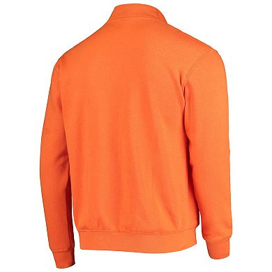 Men's Colosseum Orange Oklahoma State Cowboys Tortugas Logo Quarter-Zip Jacket