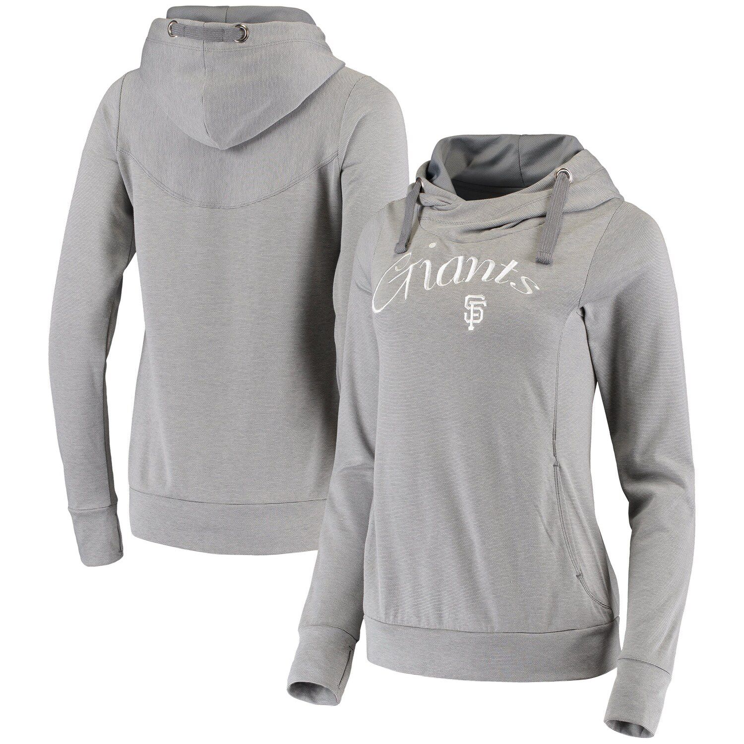 cowl neck pullover hoodie