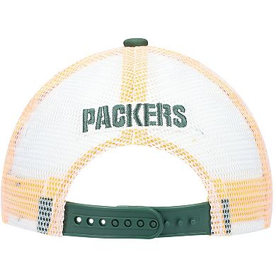 Preschool Green/White Green Bay Packers Core Lockup Mesh Back Snapback Hat