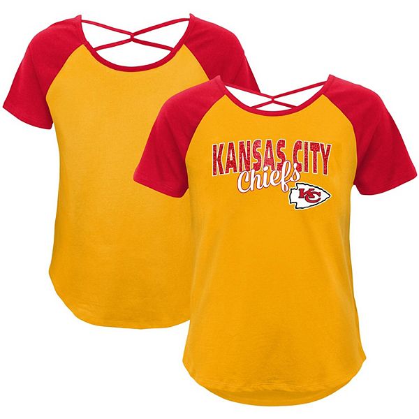 Lids Kansas City Chiefs Fanatics Branded Women's Original State Lace-Up  T-Shirt - Red